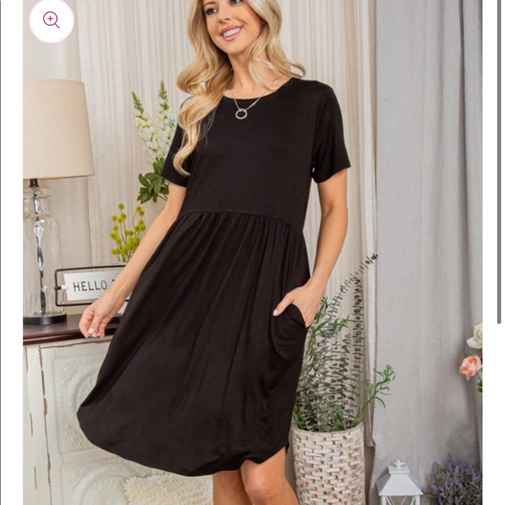 Soft Black Dress